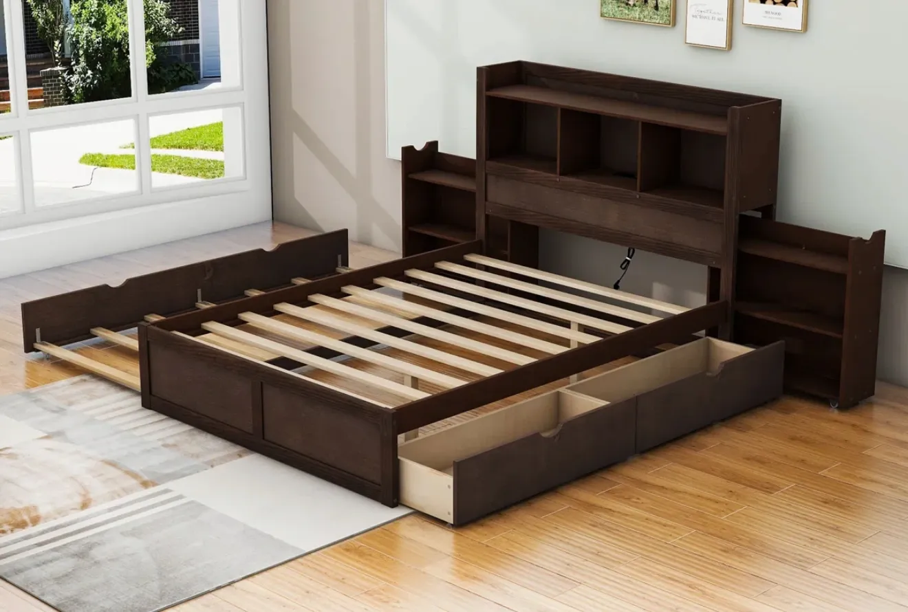 Bed Frame w/ Drawers